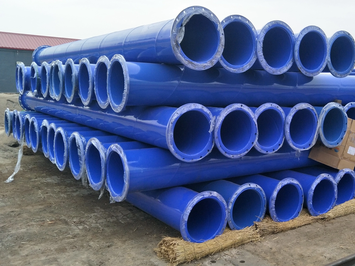 法兰连接涂塑复合钢管